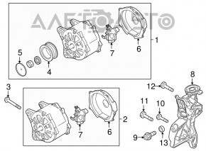 Generatorul Audi Q3 8U 15-18 CCTA