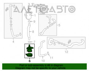 Pompa de răcire a motorului electric Chevrolet Bolt 17-21