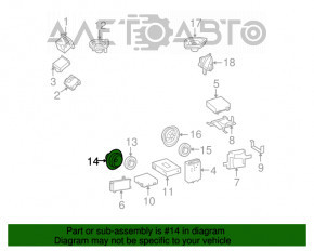 Difuzor ușă față stânga sus Mercedes W164 ML X164 GL W251 R