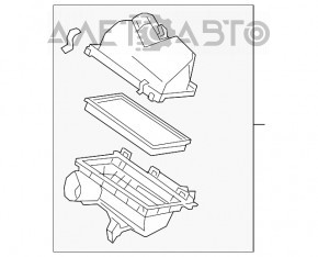 Corpul filtrului de aer Nissan Maxima A36 16- 3.5