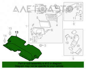 Grila de aer Infiniti Q50 14- 3.7, 3.5 nou OEM original