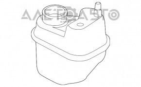 Rezervorul de expansiune al sistemului de răcire BMW F30 17-18 B46 mic nou neoriginal AND