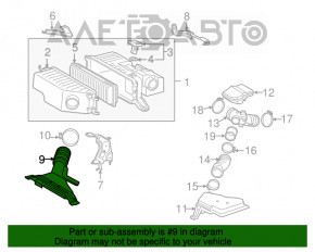 Воздухоприемник Toyota Highlander 08-10 hybrid
