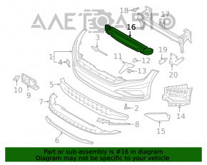 Absorbantul de bara fata VW Jetta 19- nou OEM original