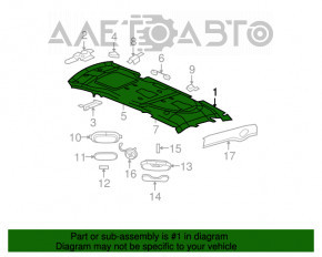 Обшивка потолка Dodge Grand Caravan 11-20