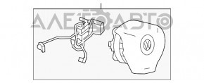 Подушка безопасности airbag в руль водительская VW Jetta 11-14 USA тип 1