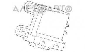 Controlul asistenței de parcare Chevrolet Volt 11-15 are suportul rupt.