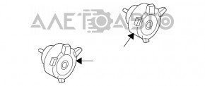 Motor ventilator racire stanga Infiniti FX35 03-08 nou original OEM