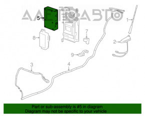 COMMUNICATION COMPUTER CONTROL MODULE Buick Encore 13-19