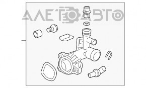 Conectorul sistemului de răcire Buick Encore 13-19