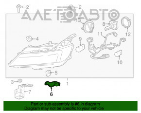 Suport far stânga exterior Chevrolet Impala 14-20