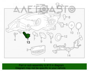 Suport far stânga Nissan Sentra 16-19, nou, original