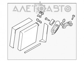 Evaporator Nissan Murano z51 09-14