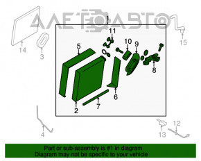 Испаритель Nissan Murano z51 09-14