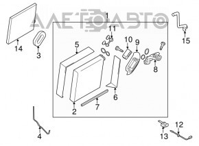 Evaporator Nissan Murano z51 09-14