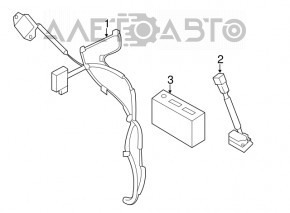 Mobile Telephone Antenna Nissan Versa Note 13-19