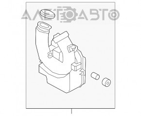 Rezonator de aer Hyundai Elantra AD 17-20 1.4 2.0 nou OEM original