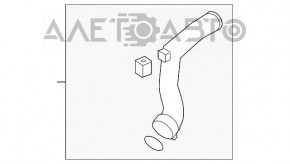 Furtunul intercoolerului stâng pentru BMW X5 E70 07-13 3.0, nou, neoriginal