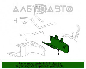 Радиатор охлаждения акпп Toyota Highlander 14-16 3.5 OEM