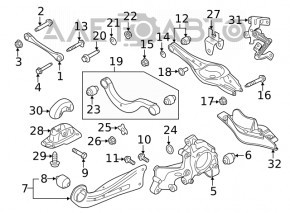 Capac spate dreapta VW Atlas 18-