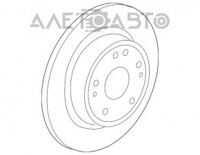 Placă de frână spate dreapta Honda HR-V 16-22 280/9mm