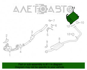 Silencer spate cu baie Subaru XV Crosstrek 13-17