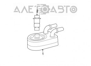 Масляный охладитель ДВС Chrysler 200 11-14 2.4
