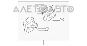 Подрулевые лепестки Audi Q3 8U 15-18