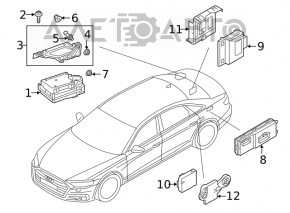 Controlerul capacului VW Jetta 19-