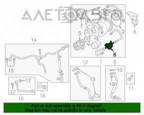 Supapa solenoidă de control a turbinei pentru Chevrolet Malibu 16- 1.5T