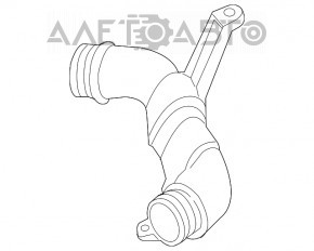 Патрубок интеркулера левый второй Audi Q3 8U 15-18 CCTA OEM