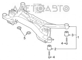 Bara spate Audi Q3 8U 15-18 AWD