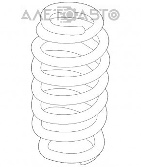 Arc spate dreapta Audi Q3 8U 15-18, rigiditate 2 gri, 1 verde.