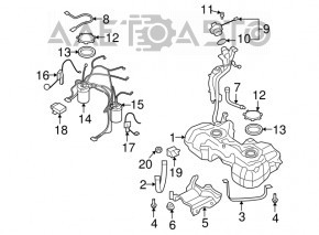 Pompa benzina pompa benzina stanga Audi Q3 8U 15-18 CCTA noua originala OEM