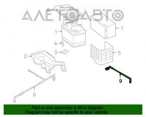 Terminal negativ pentru baterie Audi Q3 8U 15-18