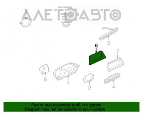 Monitor, display, navigație BMW X5 X6 E70 E71 07-13 8,8"