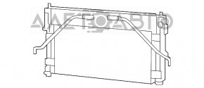 Radiator de răcire apă Jeep Compass 11-16 2.0 2.4