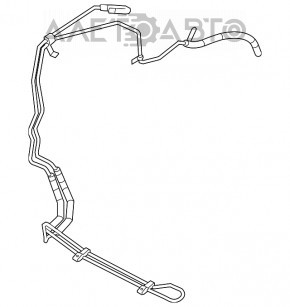 Tuburile de răcire a pinionului de direcție Chrysler 200 11-14 2.4 6-viteze