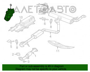 Protecția colectorului Chrysler 200 15-17 2.4