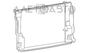 Grila radiatorului Fiat 500L 14- 1.4T deflector