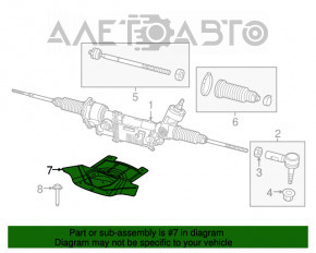 Protecția motorului Dodge Charger 15-20 rest RWD