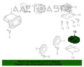 Subwoofer Fiat 500X 16-