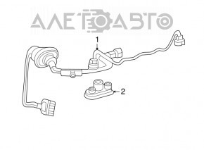 Instalarea iluminării plăcii de înmatriculare pentru Jeep Grand Cherokee WK2 14-16