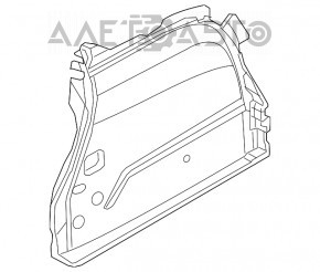 Capacul arcului drept Fiat 500X 16- zgârieturi