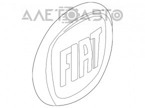 Emblema siglei portbagajului Fiat 500X 16-17