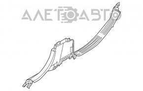 Capac prag spate dreapta Jeep Compass 17- negru, zgarieturi