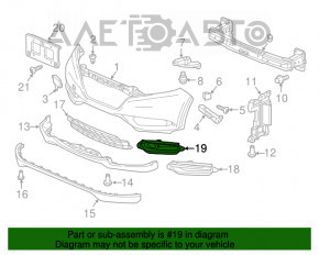 Grila radiatorului dreapta fata Honda HR-V 16-18 noua originala