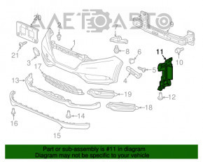 Grila radiatorului dreapta Honda HR-V 16-18