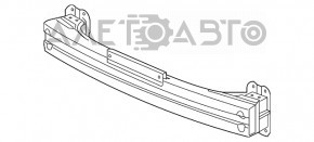 Amplificatorul de bara spate pentru Honda Civic X FC 16-21 4d ruginit.