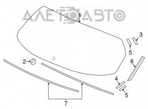 Geam spate portbagaj Honda HR-V 16-22